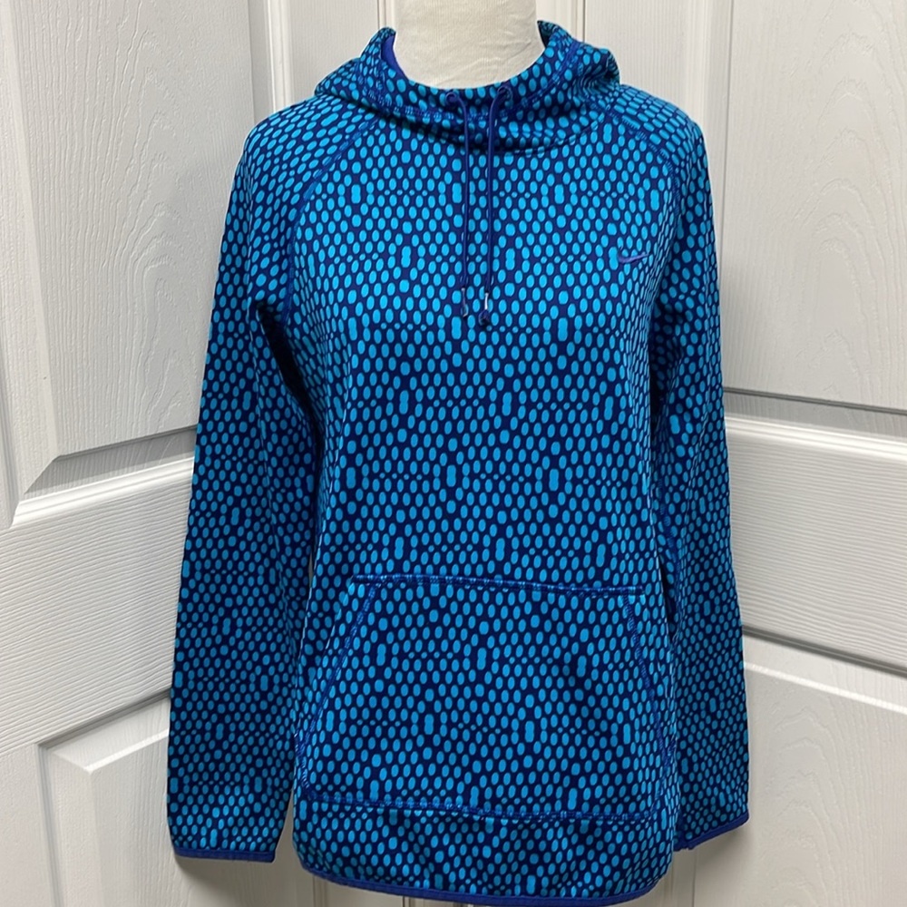 Nike Therma-Fit Blue Pullover Hoodie Size Small